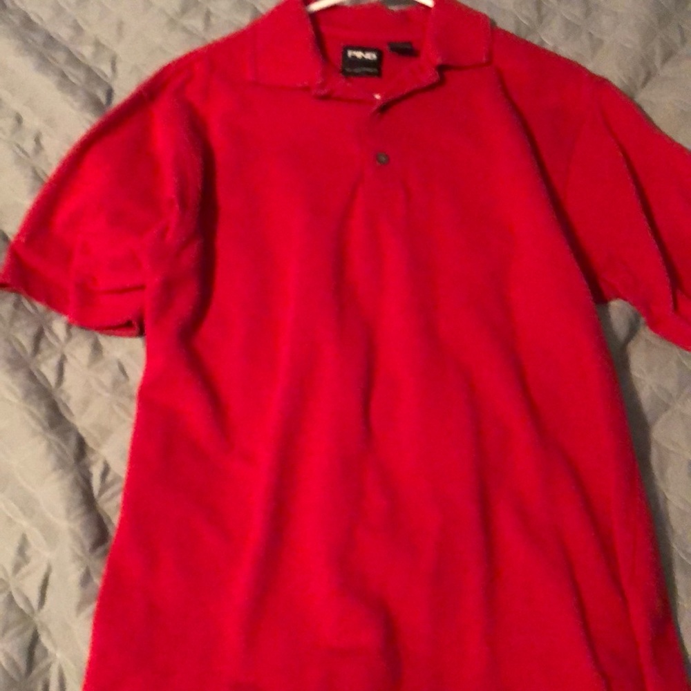 Red Golf shirt